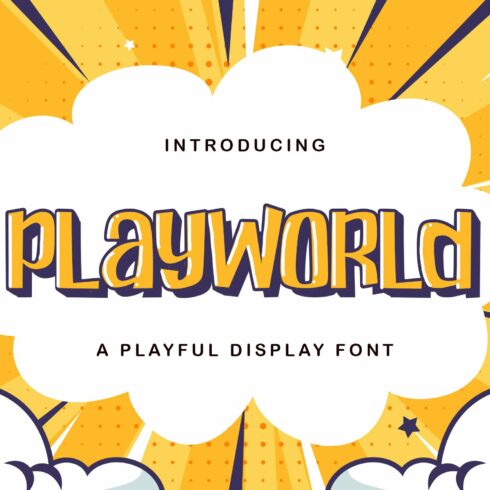 Playworld - Playful Display Font cover image.