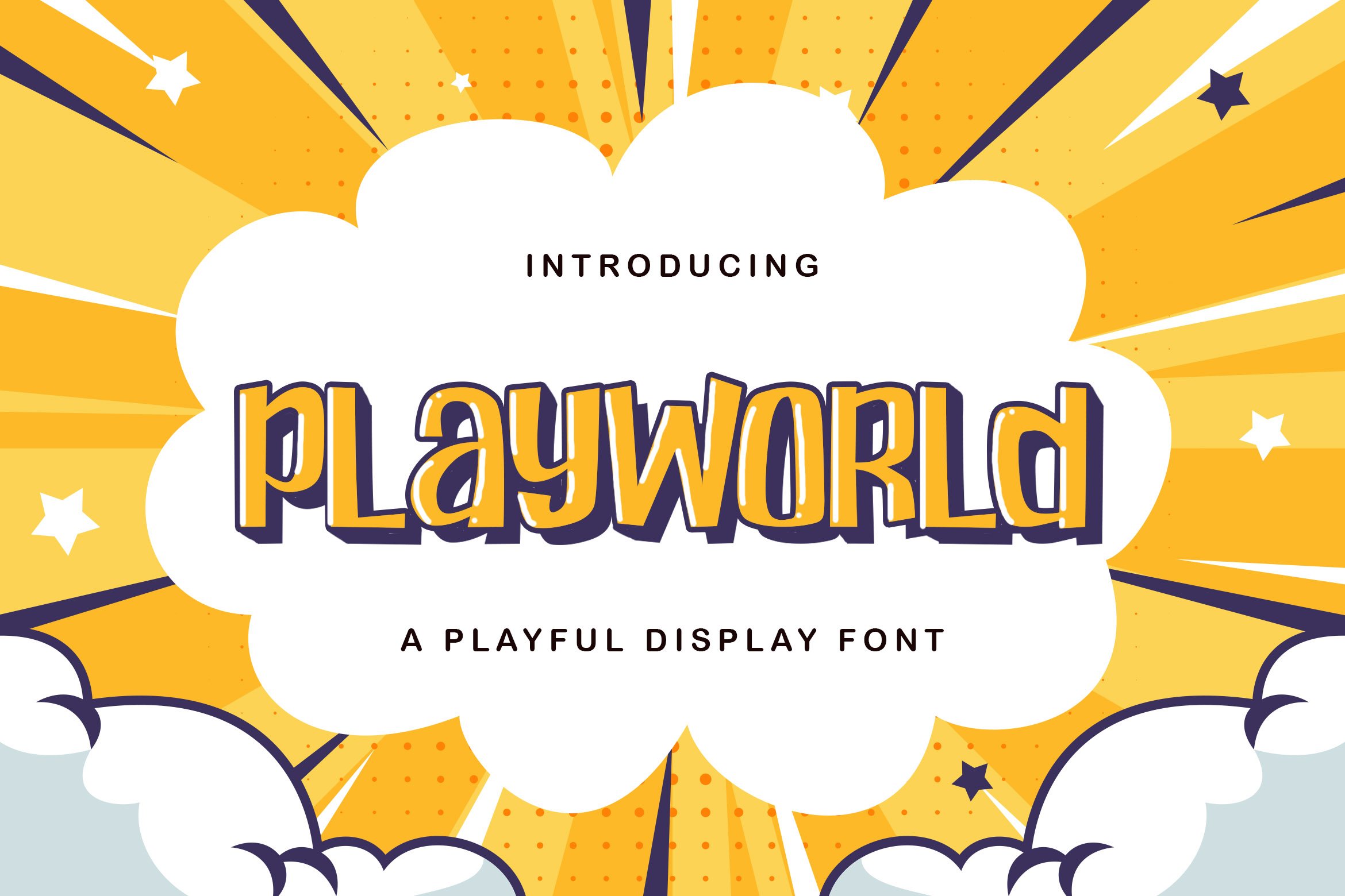 Playworld - Playful Display Font cover image.