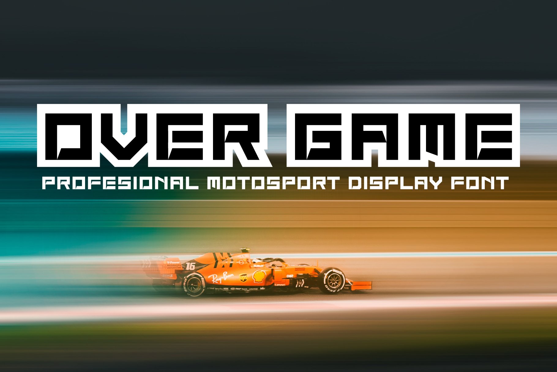 Over Game - Display Font cover image.