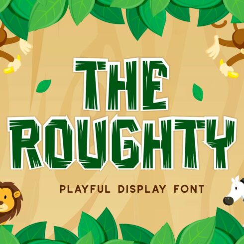 Roughty - Playful Font cover image.