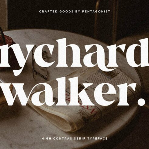 Rychard Walker | Modern Serif Fontcover image.