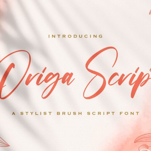 Origa Script - Handwritten Font cover image.