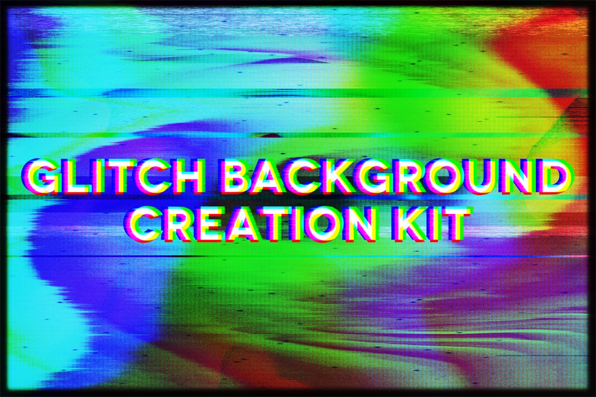 Glitch Background Creation Kitcover image.