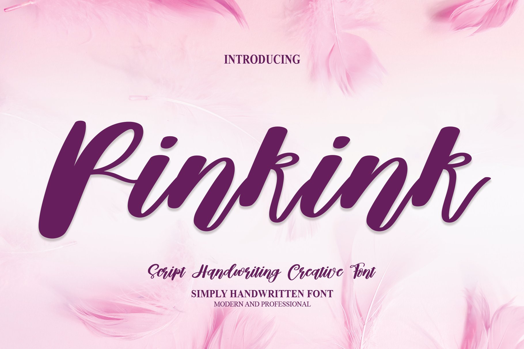 Pinkink | Script Font cover image.