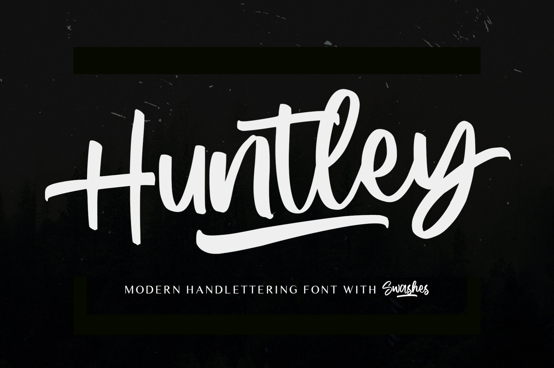 Huntley - Modern Handlettering Swash cover image.