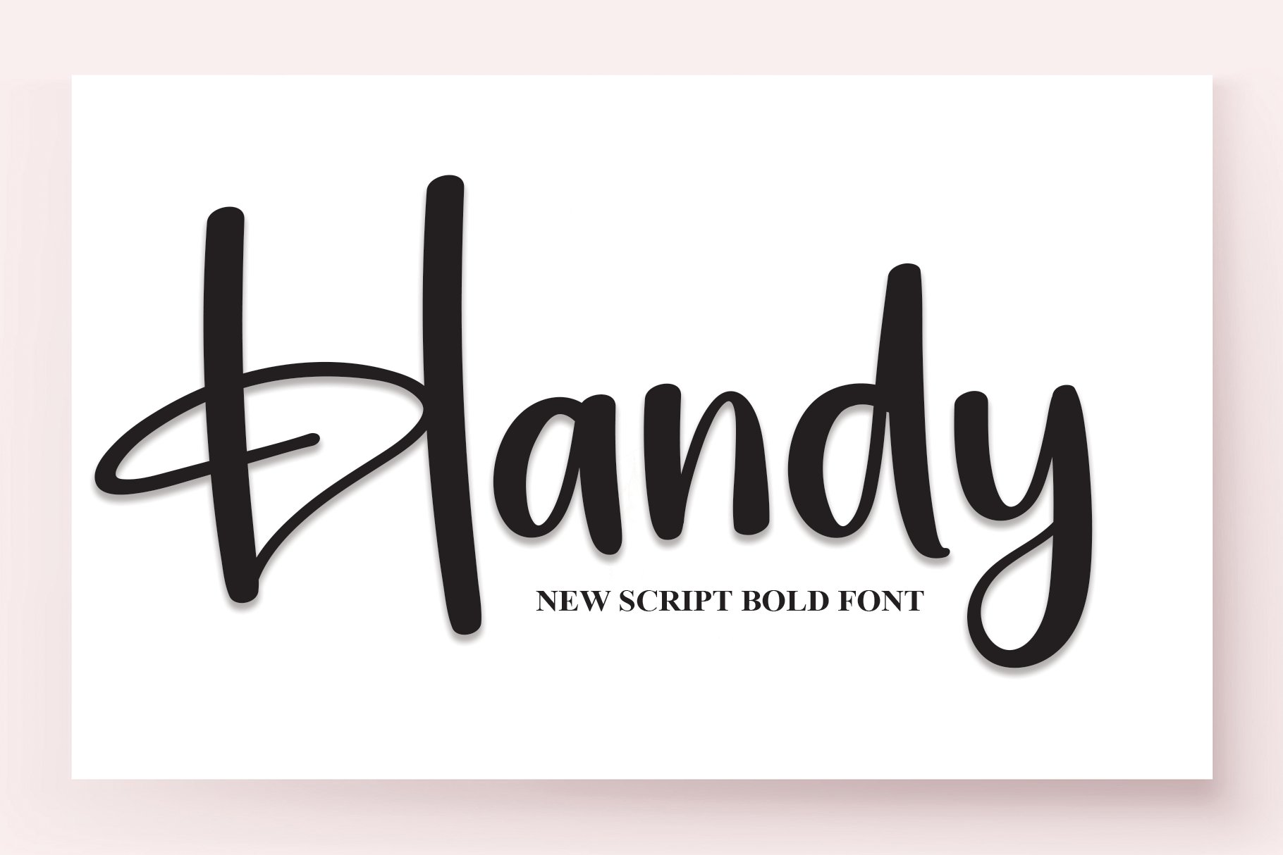 Handy | Script Font cover image.