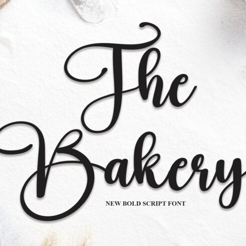 The Bakery | Script Font cover image.