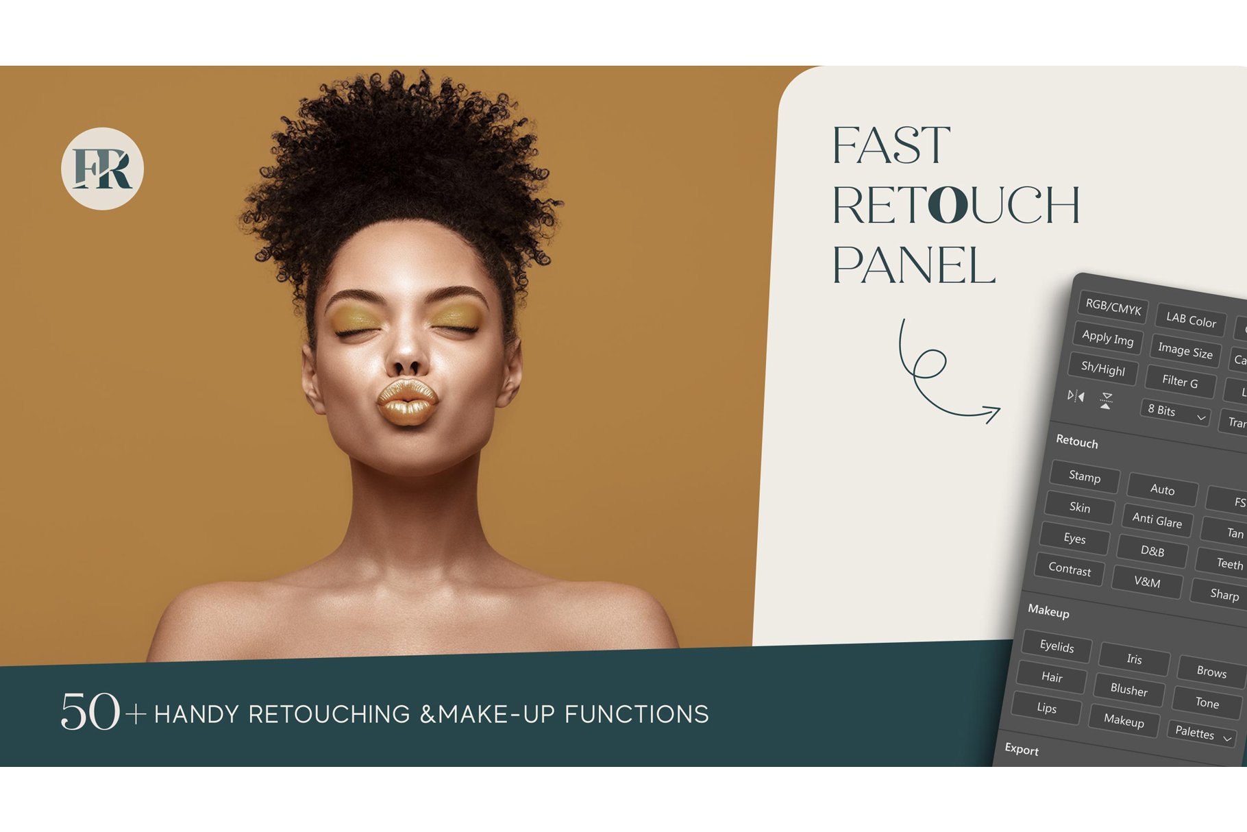 Fast Retouch Panel for Photoshopcover image.