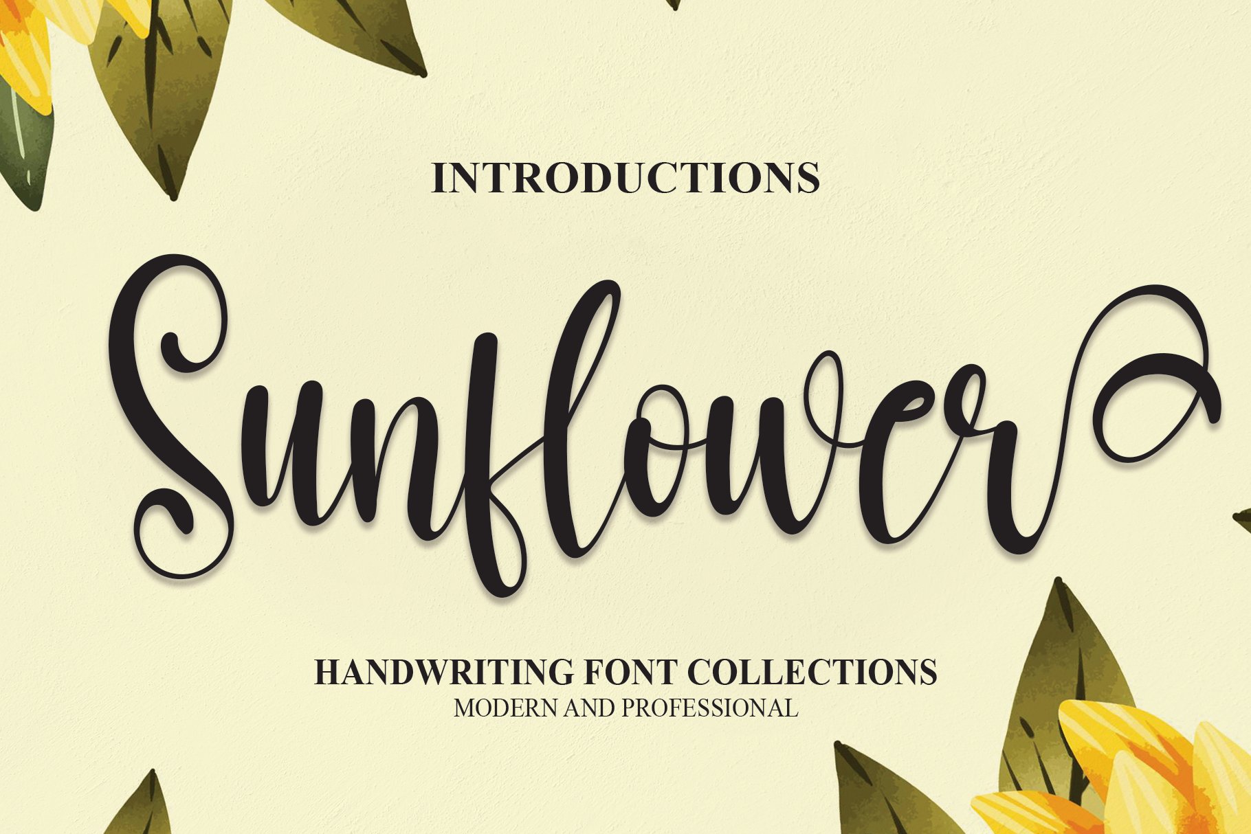 Sunflower | Script Font cover image.