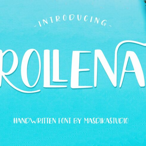 Rollena - A Fun Handwritten Font cover image.