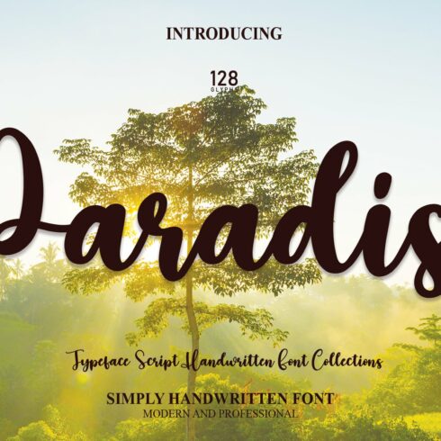 Paradise | Script Font cover image.