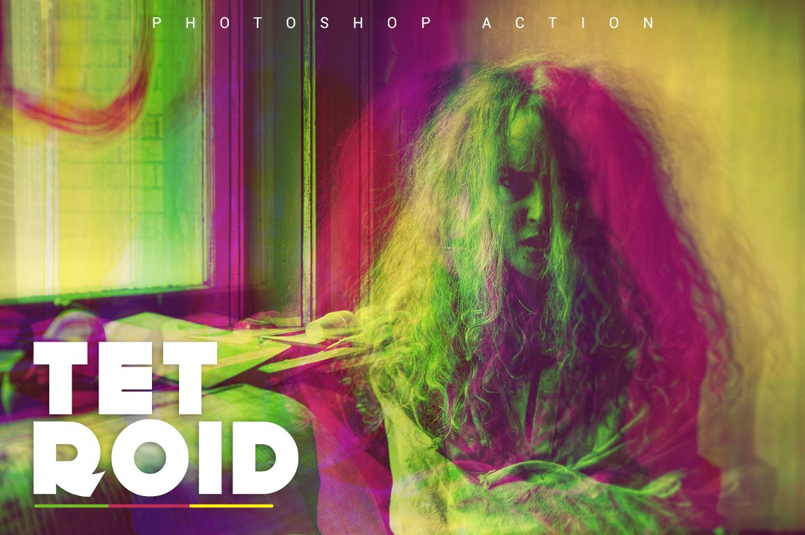 Tetroid Photoshop Actioncover image.