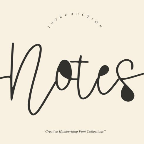 Notes | Script Font cover image.