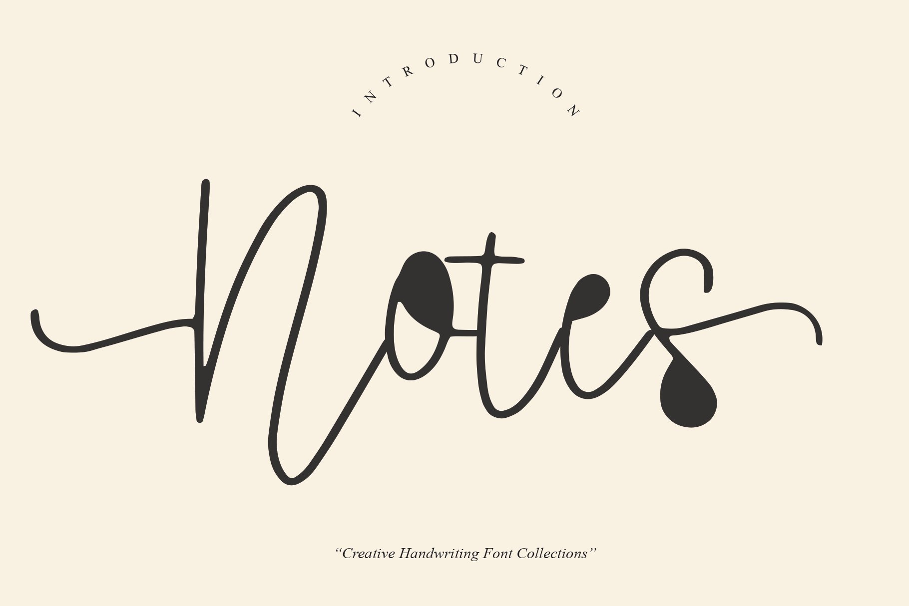 Notes | Script Font cover image.