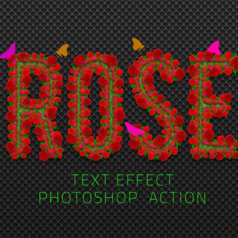 Rose Flowers Text Effectcover image.