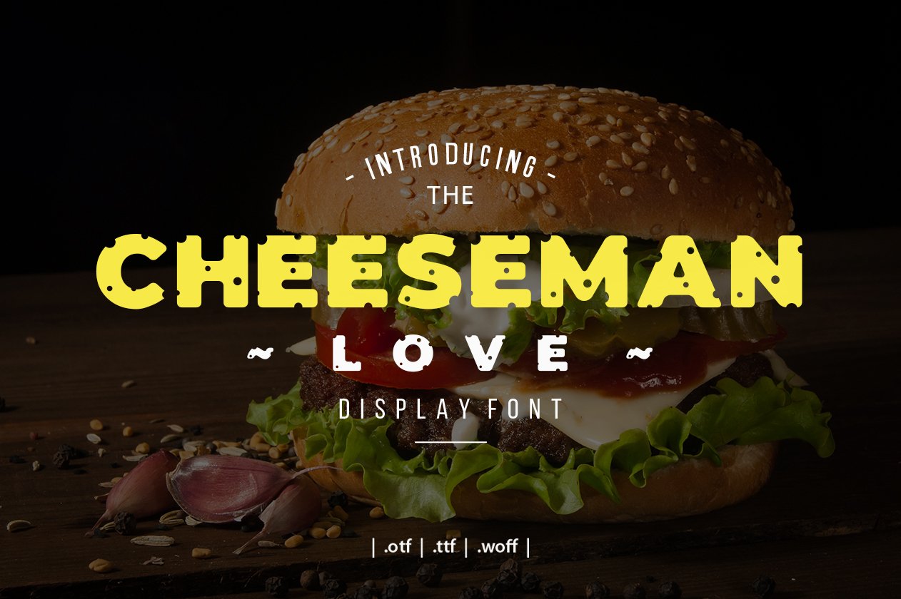 Cheeseman Love Font cover image.