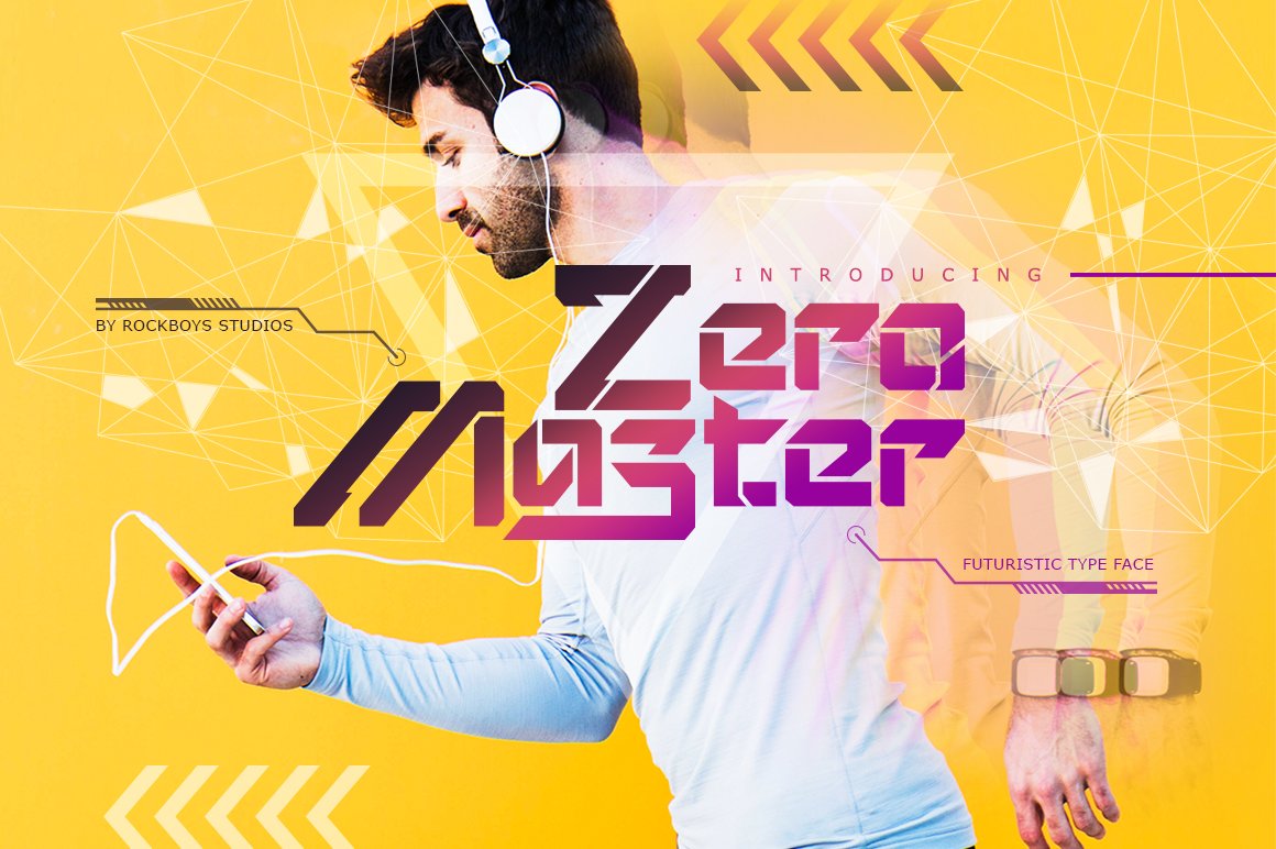 Zero Master - Technology Font cover image.