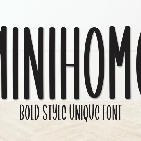 Minihome | Script Font cover image.