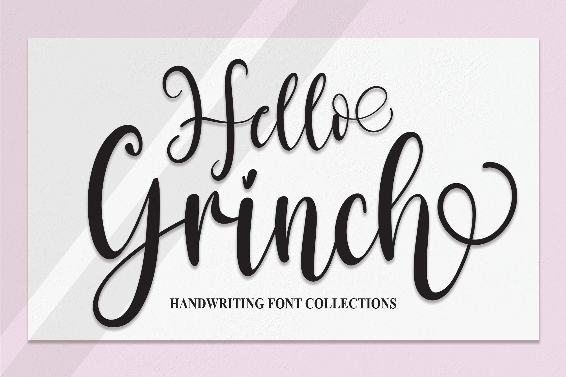 Hello Grinch | Script Font cover image.