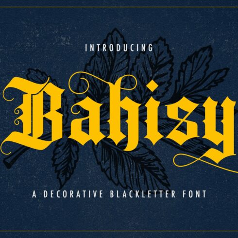 Bahisy - Blackletter Font cover image.