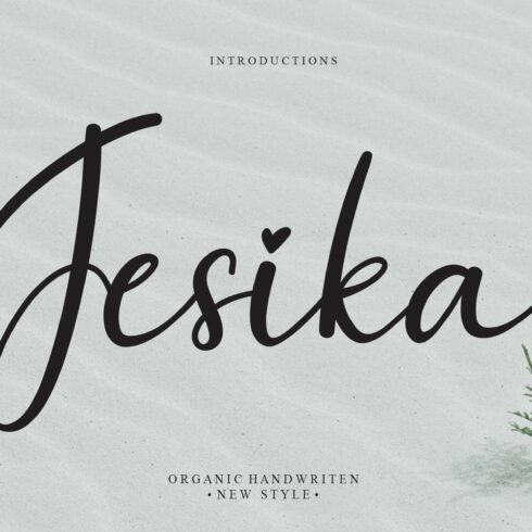 Jesika | Script font cover image.