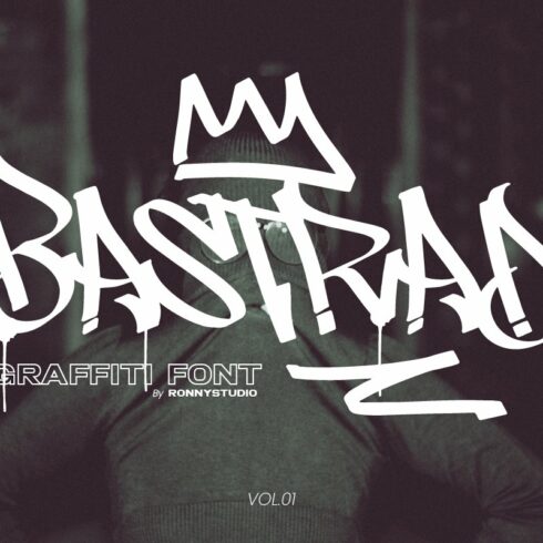 Bastrad Vol.01 - Graffiti Font cover image.