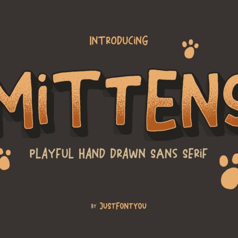 Mittens - Casual Fun Font cover image.