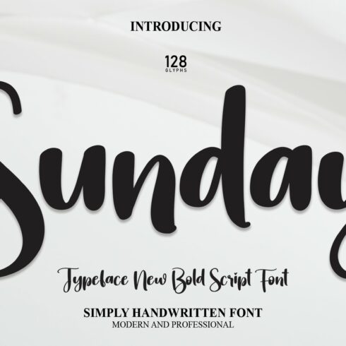 Sunday | Script Font cover image.