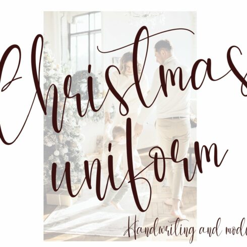 Christmas uniform | Handwriten Font cover image.