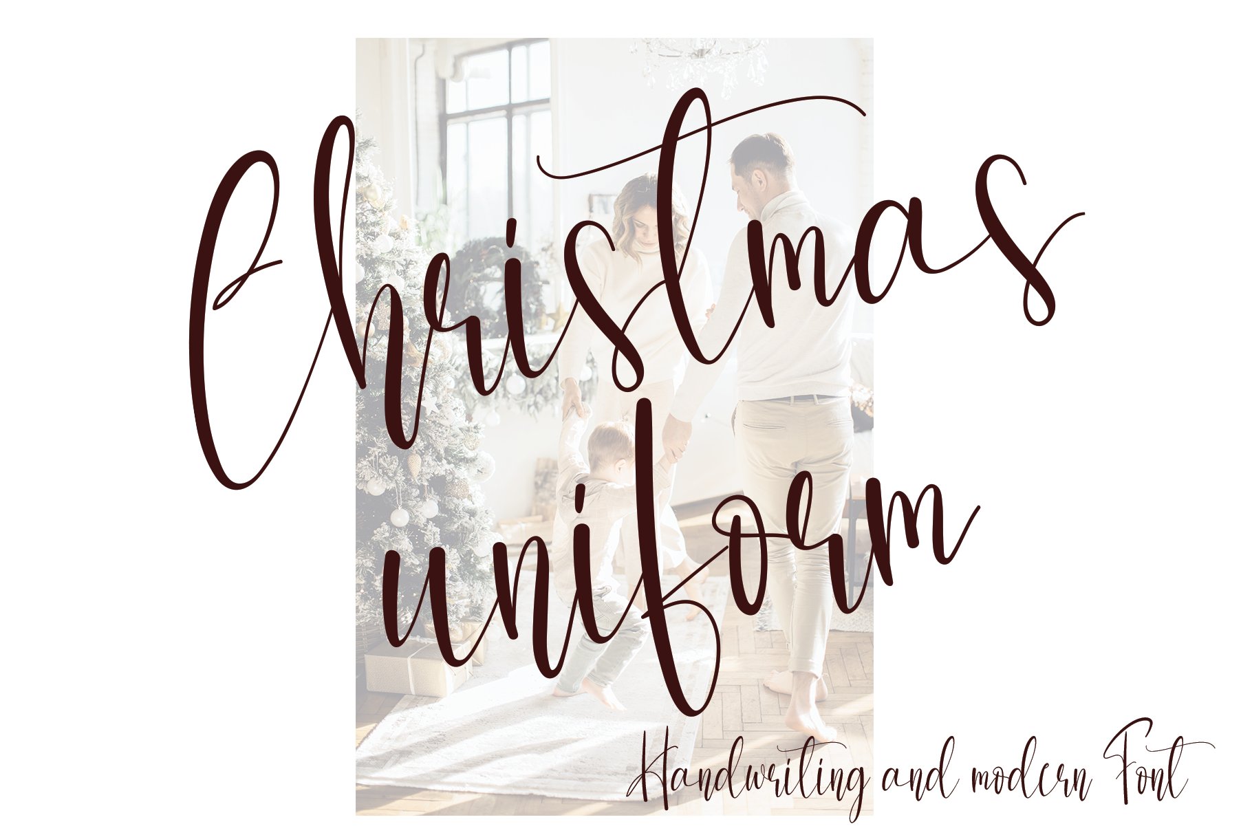 Christmas uniform | Handwriten Font cover image.