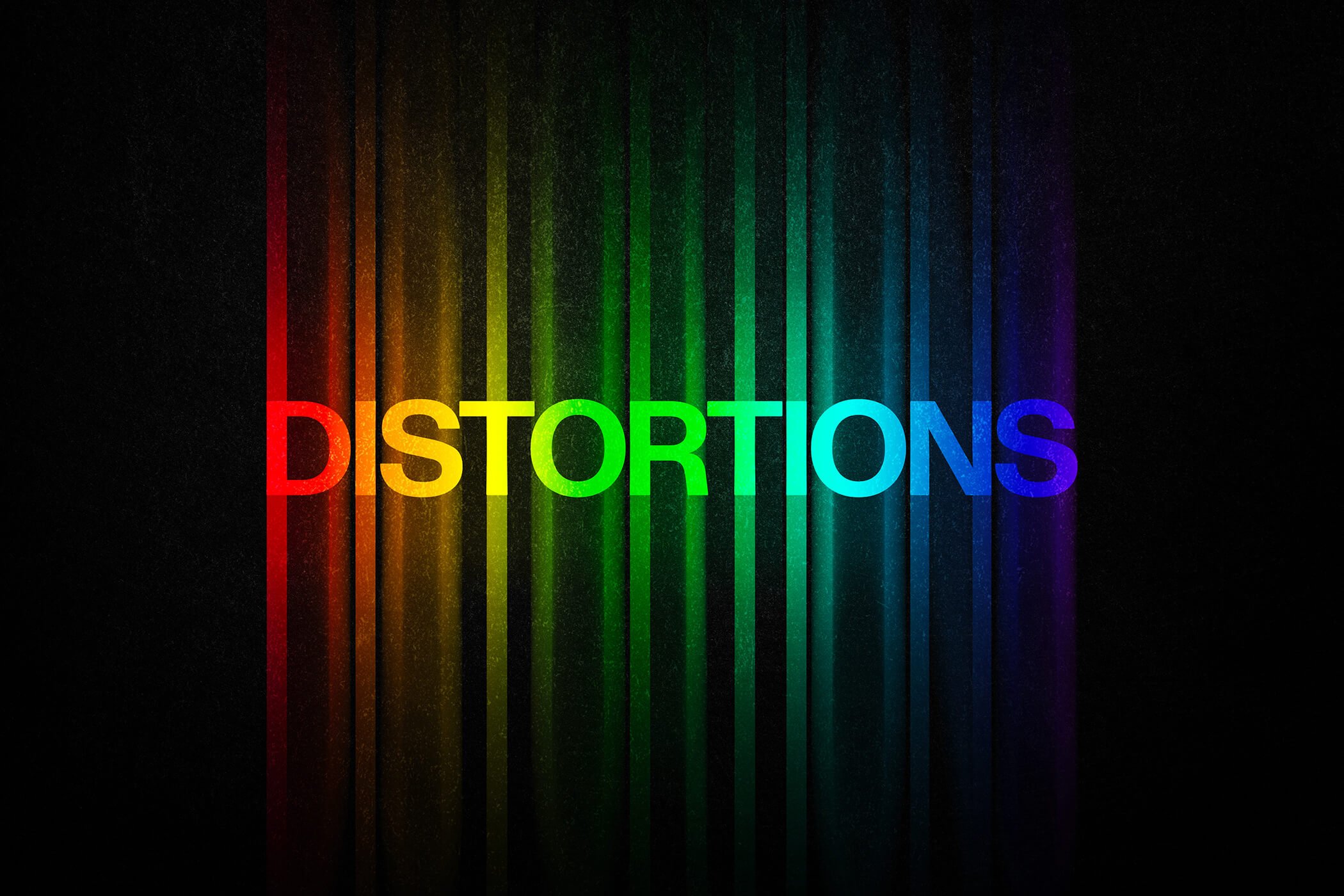 Color Distortion Text Effectcover image.