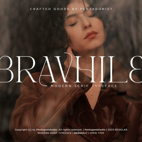 Bravhile | Modern Serifcover image.