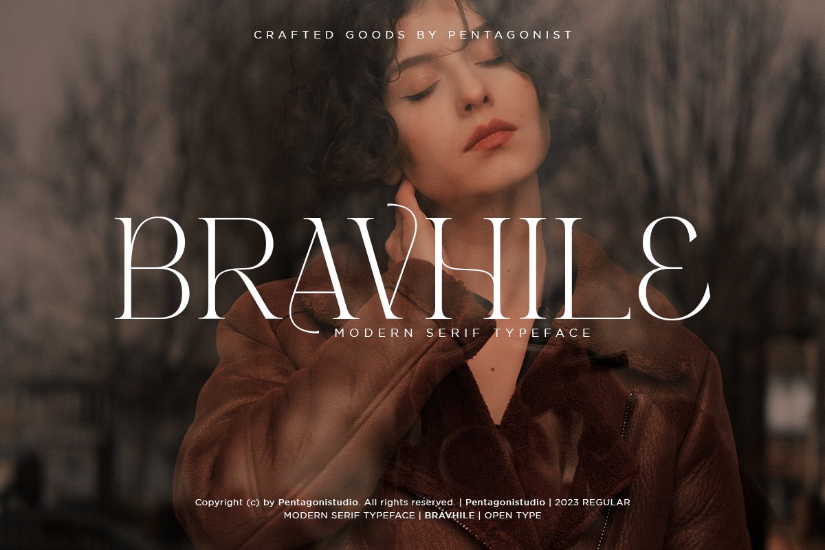 Bravhile | Modern Serifcover image.