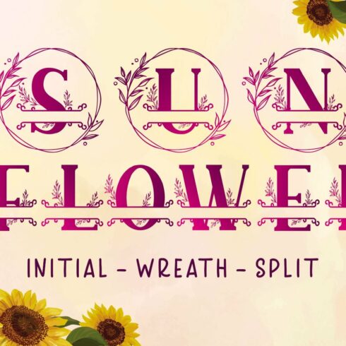 Sunflower Monogram cover image.