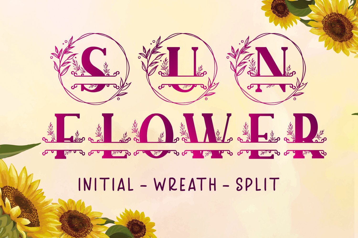 Sunflower Monogram cover image.