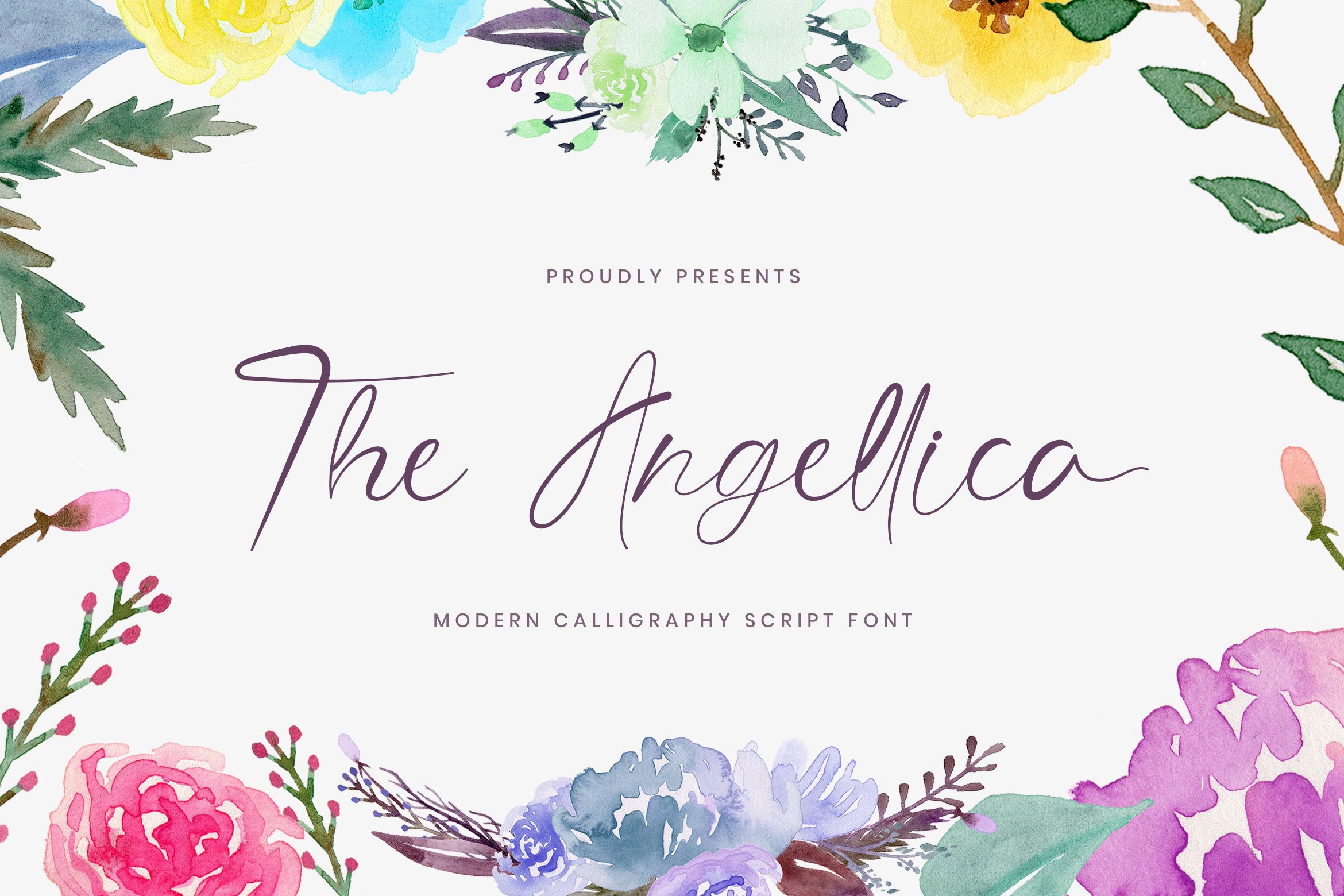 The Angellica - Calligraphy Font cover image.
