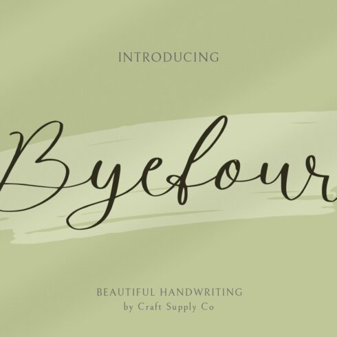 Byefour - Beautiful Script cover image.