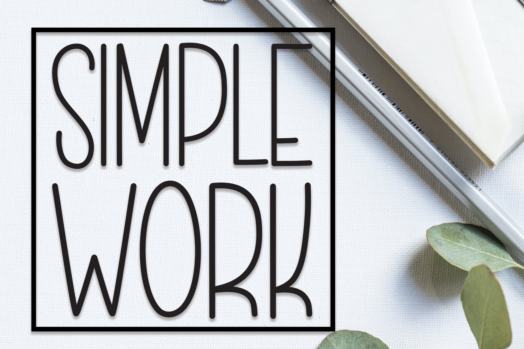 Simple Work | Script Font cover image.