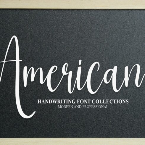 American | Script Font cover image.