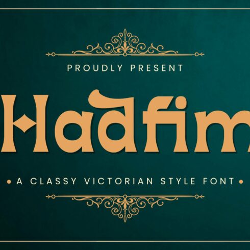 Hadfim - Blackletter Font cover image.