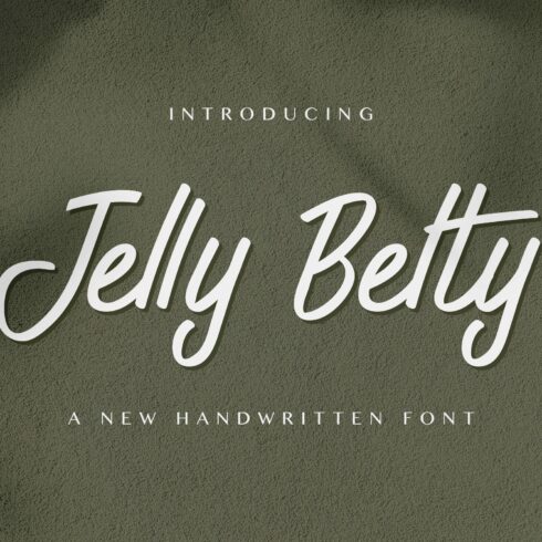 Jelly Belty! - Handwritten Font cover image.