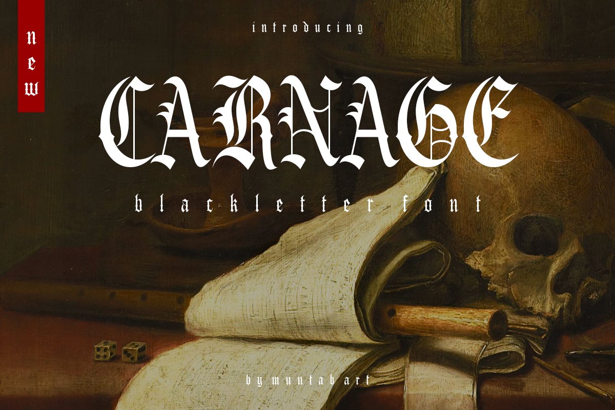 Carnage | Modern Blackletter cover image.