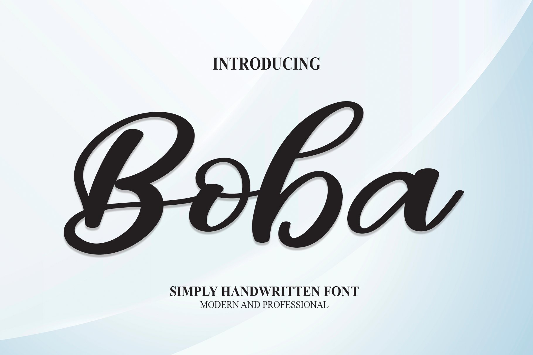 Boba | Script Font cover image.