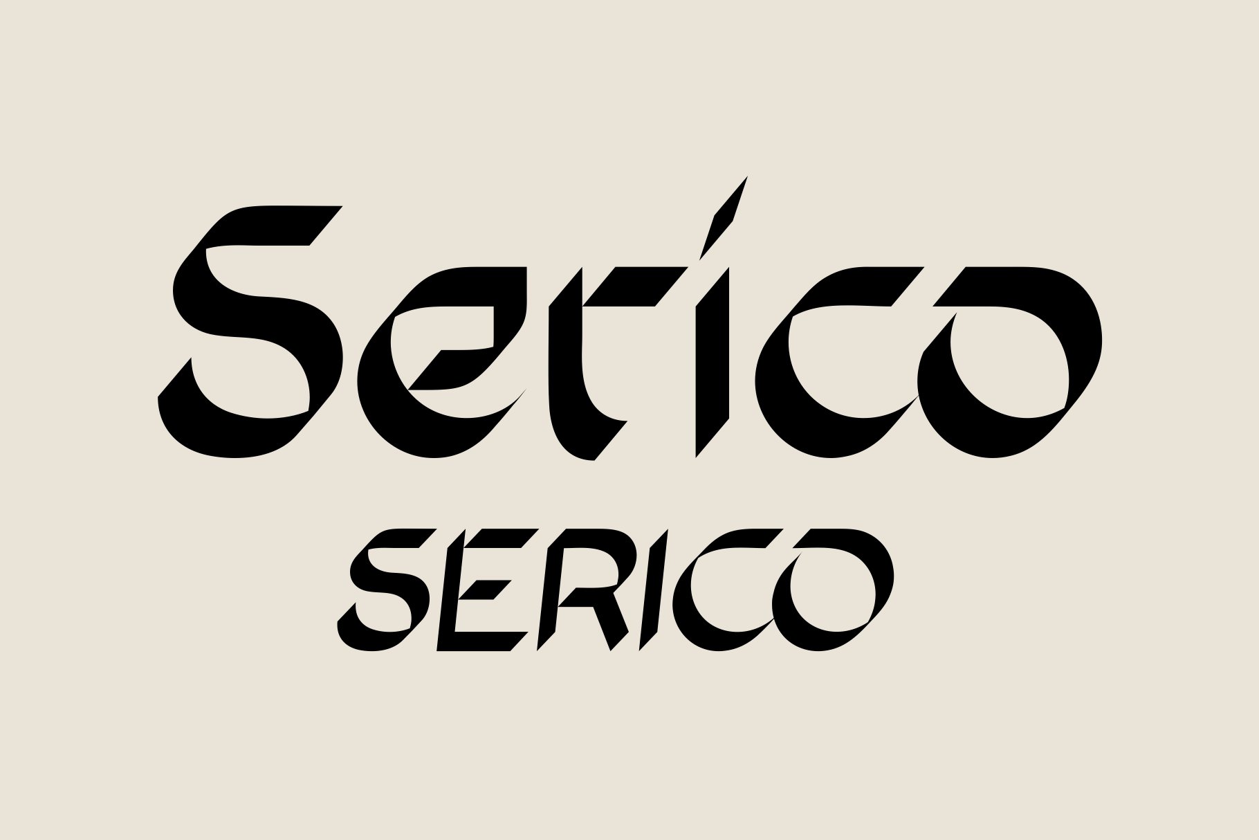 Serico – Font Family cover image.