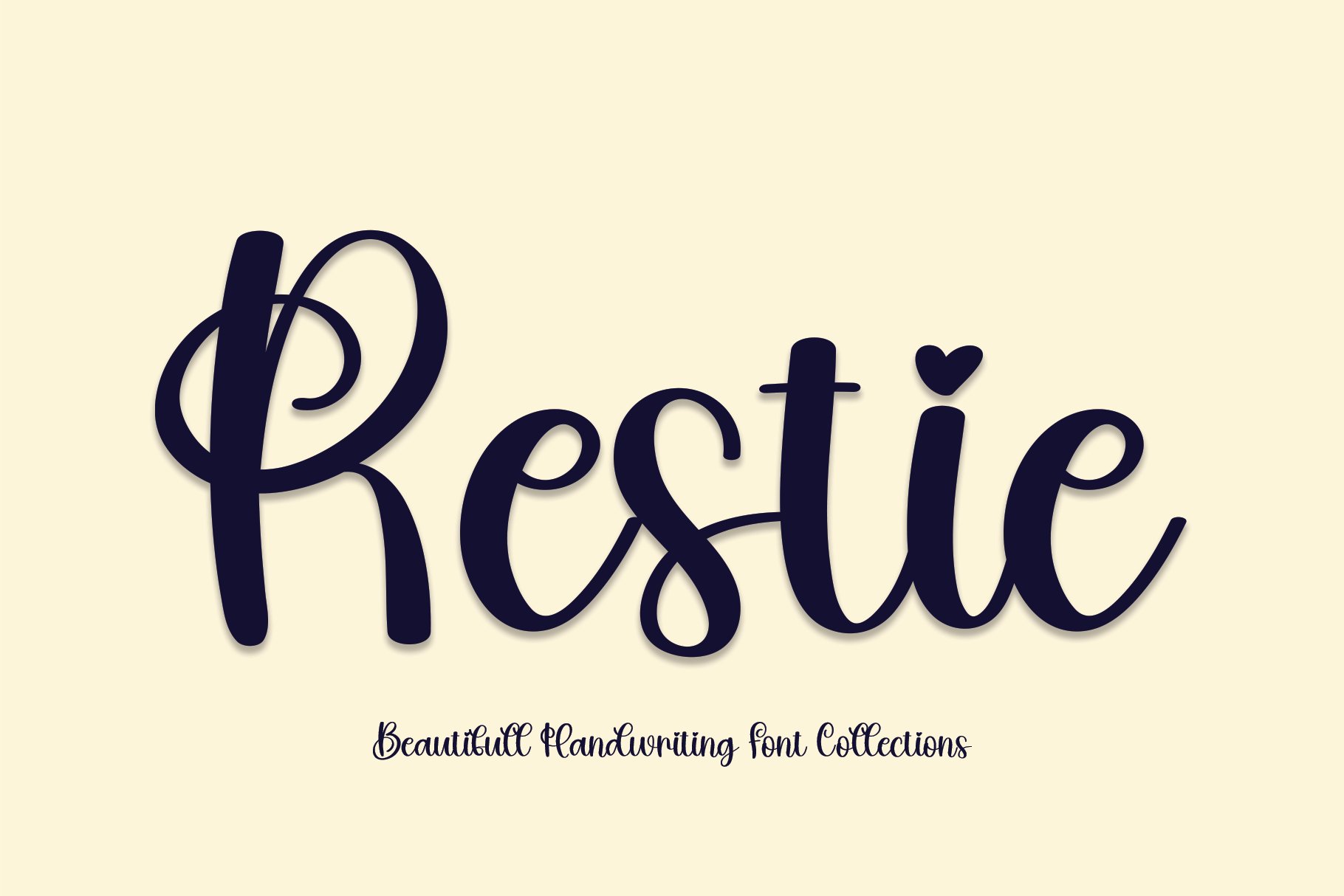 Restie | Script Font cover image.