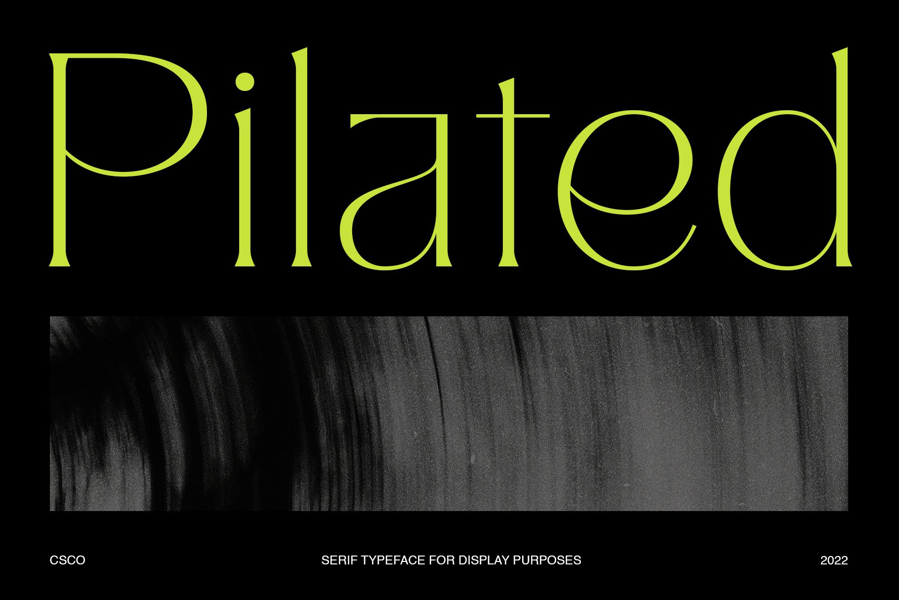 Pilated - Serif Typeface cover image.