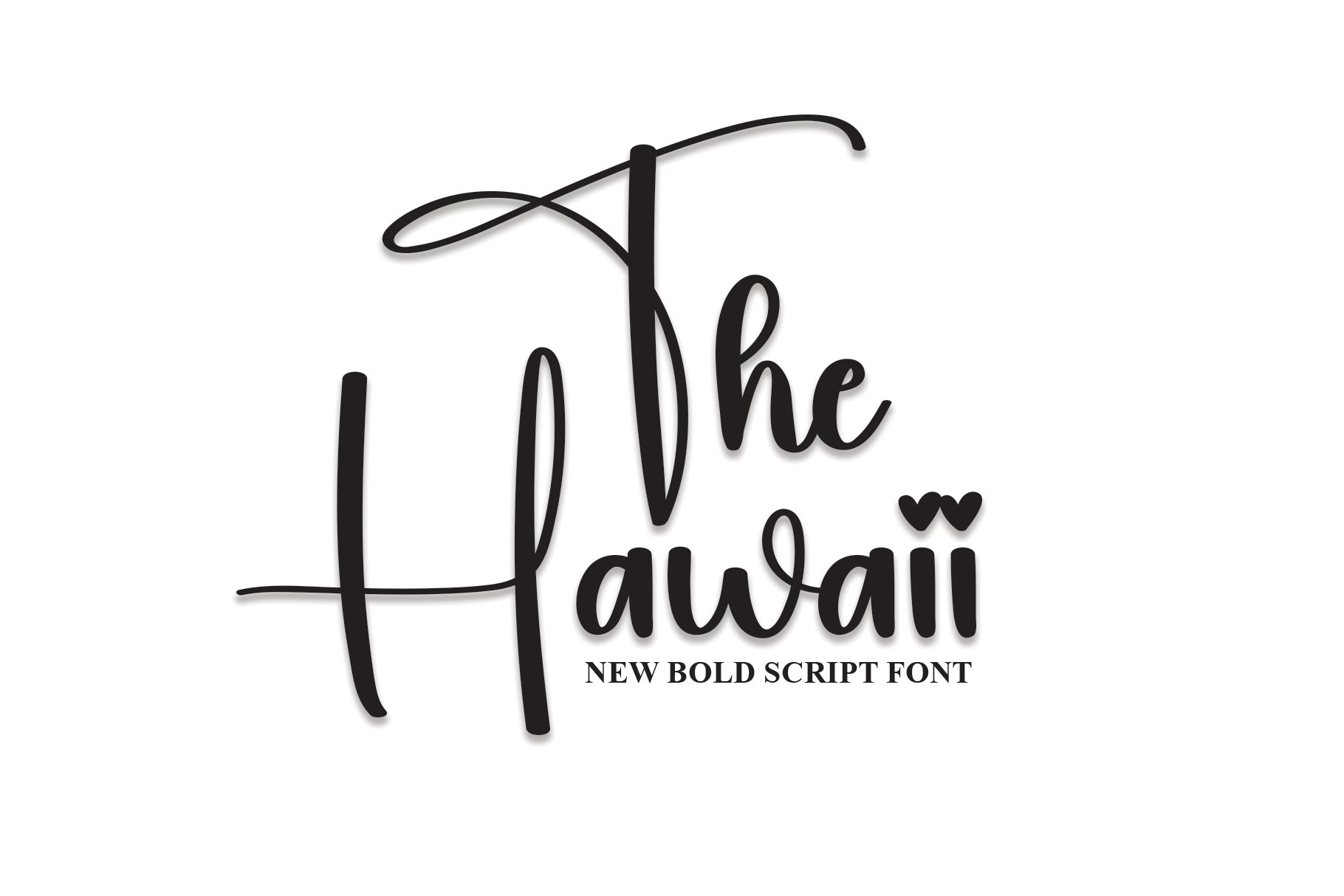 The Hawaii | Script Font cover image.