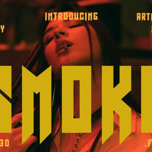 Smoke - Display Font cover image.