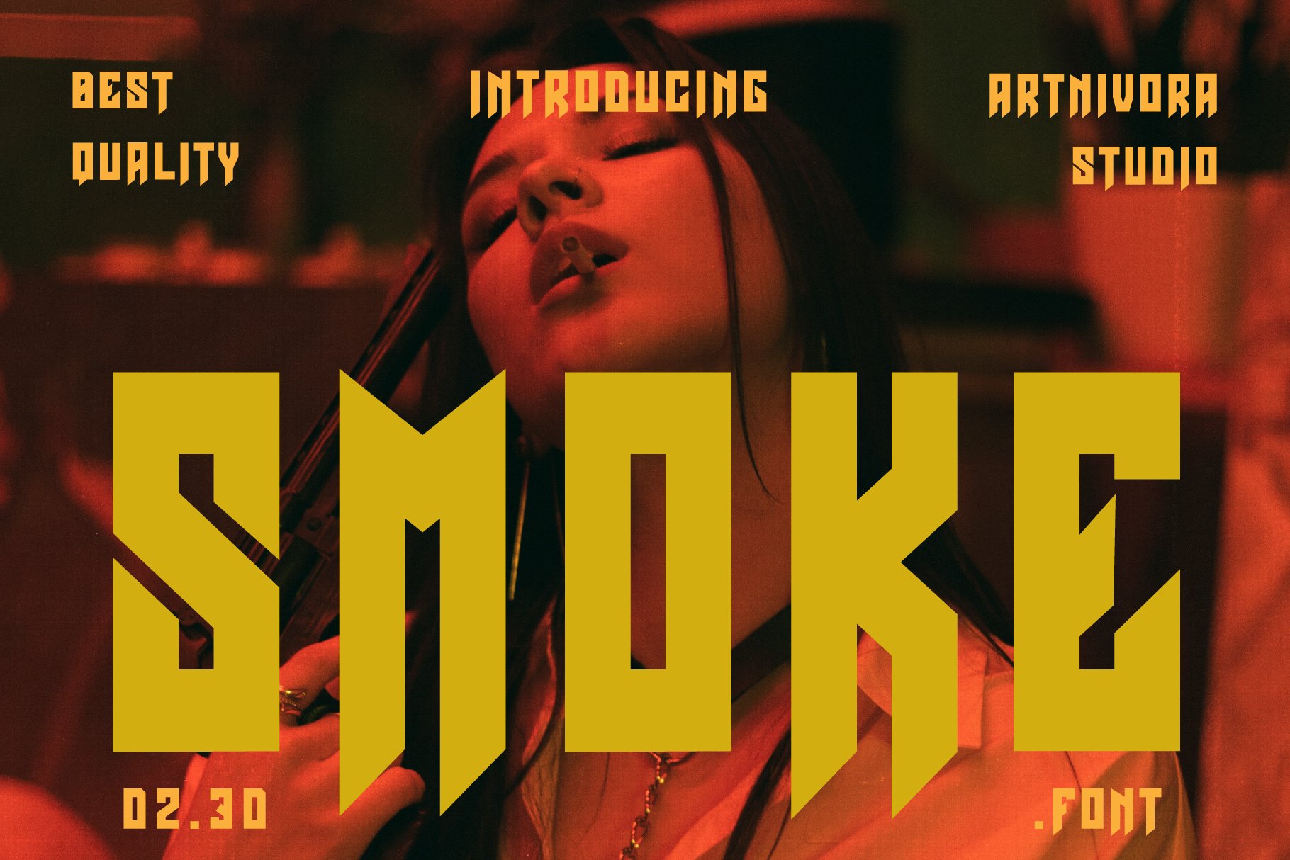 Smoke - Display Font cover image.