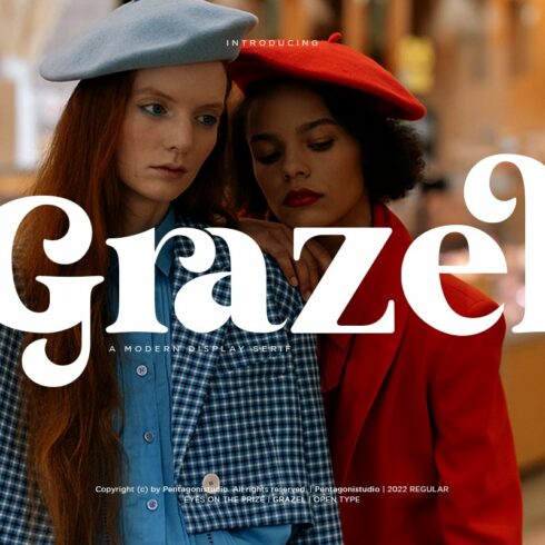 Grazel | Modern Display Serifcover image.